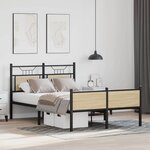 vidaXL Cadre de lit sans matelas chêne sonoma 120x200 cm