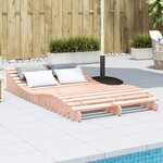 vidaXL Chaise longue 205x110x31 5 cm bois massif de douglas