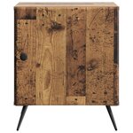 vidaXL Cabinet de chevet 2 pièces Bois ancien 43 x 34 5 x 50 cm