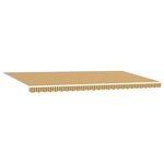 vidaXL Auvent Rétractable Multicolore 600 × 350 cm Tissu et Métal