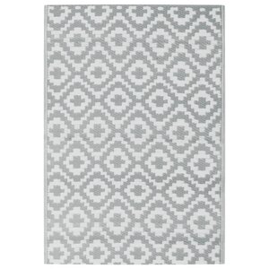 vidaXL Tapis d'extérieur ARAKIL Gris 160x230 cm PP