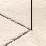vidaXL Tapis HUARTE à poils courts doux et lavable beige Ø 120 cm