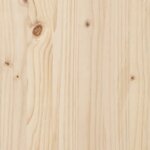 vidaXL Lit de palette 140x200 cm bois de pin massif