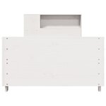 vidaXL Cadre de lit sans matelas blanc 90x200 cm bois de pin massif