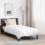 vidaXL Duvet d'été simple avec oreiller 2 Pièces Blanc Plume de canard