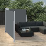 vidaXL Auvent latéral rétractable Anthracite 100 x 600 cm