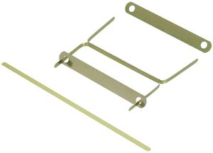 Baguette couvre-joint en métal, laqué en couleur laiton ELBA