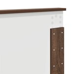 vidaXL Tête de lit Chêne brun 160 cm Bois d'ingénierie