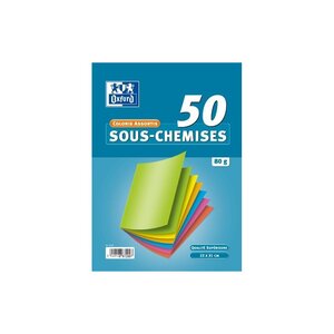 Oxford 100102059 50 Sous-chemise 220x310x50 80G Assortis