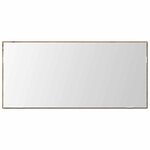 vidaXL Miroir chêne artisanal 80 x 37 cm Verre et Bois Ingénierie