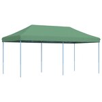 vidaXL Tente de fête 292 x 580 x 315 cm Vert Tissu Oxford