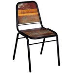 vidaXL Chaises à manger lot de 6 bois de récupération solide