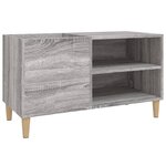 vidaXL Armoire à disques sonoma gris 84 5x38x48 cm bois d'ingénierie