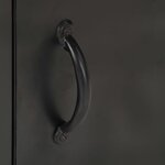 vidaXL Table de chevet 40x30x52 cm Bois de manguier brut