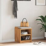 vidaXL Banc de couloir SANDNES 45x40x50 cm bois de pin massif