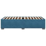 vidaXL Cadre de lit sans matelas bleu 80x200 cm velours