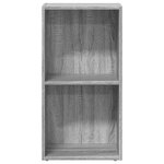 vidaXL Bibliothèque sonoma gris 40x30x77 cm bois d'ingénierie