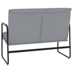 Banc banquette 100 x 64 x 80 cm tissu gris clair 02_0010689