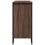 vidaXL Buffet chêne marron 101x35 5x74 5 cm bois d'ingénierie