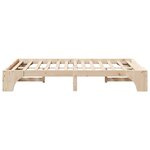 vidaXL Cadre de lit 120x200 cm en bois de pin massif