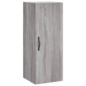 vidaXL Armoire murale sonoma gris 34 5x34x90 cm bois d'ingénierie