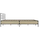 vidaXL Cadre de lit sans matelas chêne sonoma 180x200 cm