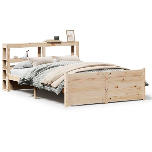vidaXL Cadre de lit avec tête de lit sans matelas 160x200 cm