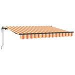 vidaXL Auvent Rétractable Jaune 300 x 200 cm tissu