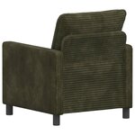vidaXL Canapé Vert 76 x 81 x 87 5 cm Polyester
