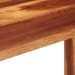 vidaXL Table à dîner 110x50x76 cm Bois d'acacia solide