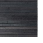 vidaXL Tapis rectangulaire gris 60x500 cm bambou