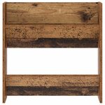 vidaXL Cabinets à chaussures muraux avec étagère 2 Pièces Bois ancien