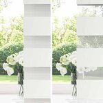 vidaXL Store zèbre blanc 140x100 cm largeur du tissu 135 9cm polyester