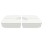 vidaXL Ensemble de base de parasol pour parasols à pied croisé 4Pièces PP