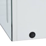 vidaXL Armoire de salle de bain à miroir LED 50x13x70 cm
