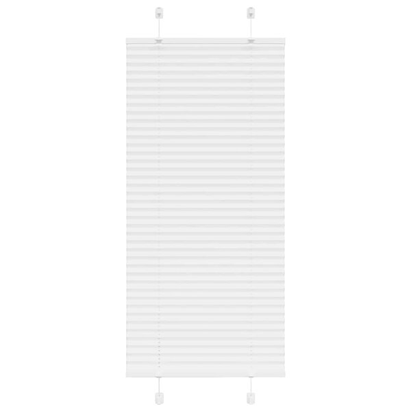 vidaXL Store plissé blanc 60x150 cm largeur du tissu 59 4 cm polyester