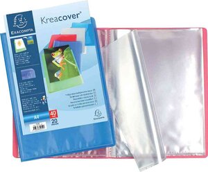 Protège-documents personnalisable, A4, assorties EXACOMPTA