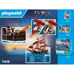 PLAYMOBIL 71418 - Chaloupe des pirates
