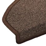 vidaXL Tapis d'escalier auto-adhésifs 15 pièces 80 x 24 5 x 3 5 cm