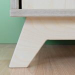 Meuble de rangement NABOSKY blanc 1x1