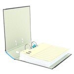 classeur rado papier marbré  largeur de dos: 80 mm bleu ELBA