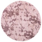 vidaXL Tapis Shaggy à poils longs NAVARRA rose poudré 160x160 cm