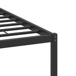 vidaXL Cadre de lit sans matelas chêne fumé 140x190 cm bois ingénierie