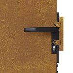 vidaXL Portail de jardin 85x100 cm acier corten