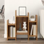 vidaXL Meuble d'appoint Bois ancien 60 x 26 x 60 cm Bois d'ingénierie