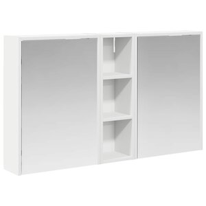vidaXL Ensemble de Meubles de Salle de Bain 3 Pièces 106 x 16 x 62 5 cm
