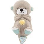 Mattel FXC66 - Doudou Peluche Loutre Sommeil avec mouvement respiratoire et musique