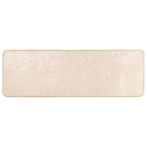 vidaXL Coureur de Tapis MARSA Crème 50 x 200 cm Polyester et PVC