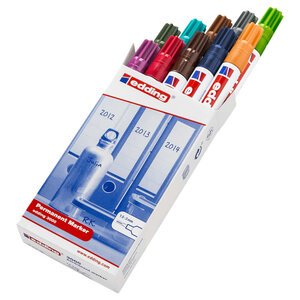 Edding marqueurs indélébiles 10 pièces multicolore 3000