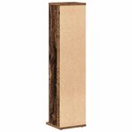 vidaXL Armoire à CD vieux bois 21x20x88 cm bois d'ingénierie